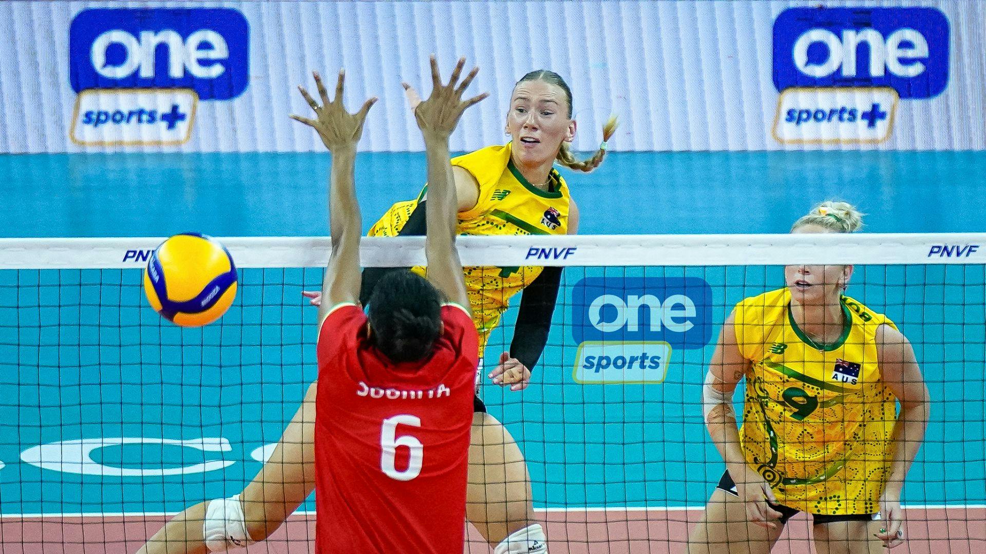 AVC: Caitlin Tipping fires Australia to solo second in Pool A after escaping India in four sets